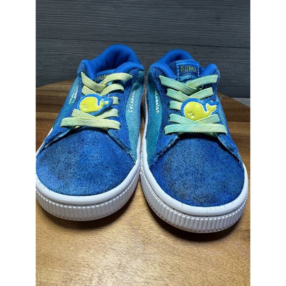 Puma Cocomelon X Suede Slip On Toddler Boys Blue Sneakers Size 8C - Picture 3 of 8